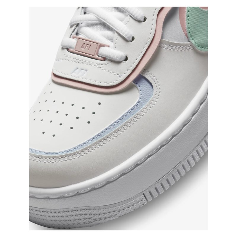 Nike รองเท้าผ้าใบผู้หญิง Air Force 1 Shadow | White/Mint Foam/Football Grey/Atmosphere ( CI0919-117 ) - Image 7