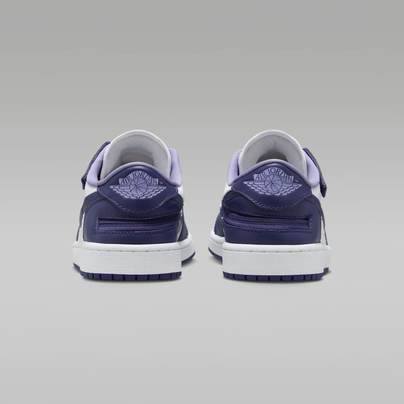 Nike รองเท้าผ้าใบผู้ชาย Air Jordan 1 Low FlyEase | Sky J Purple/White/Sky J Light Purple ( DM1206-515 ) - Image 4
