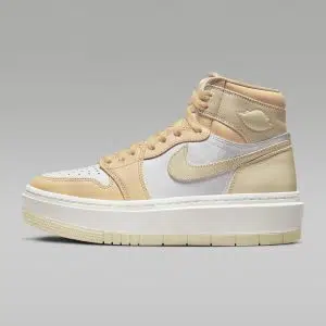 Nike รองเท้าผ้าใบผู้หญิง Air Jordan 1 Elevate High | Celestial Gold/White/Sail/Muslin ( DN3253-200 )
