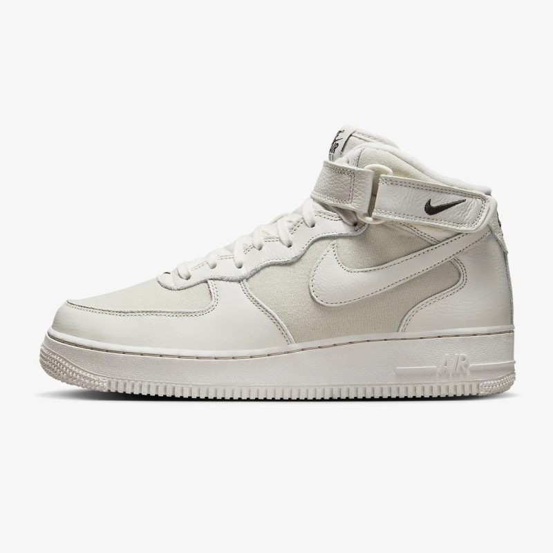 Nike รองเท้าผ้าใบผู้ชาย Air Force 1 Mid '07 LX NBHD | Light Orewood Brown/Sequoia/Phantom ( FB2036-101 )