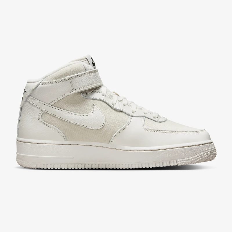 Nike รองเท้าผ้าใบผู้ชาย Air Force 1 Mid '07 LX NBHD | Light Orewood Brown/Sequoia/Phantom ( FB2036-101 ) - Image 3