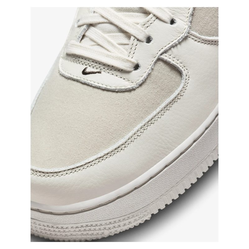 Nike รองเท้าผ้าใบผู้ชาย Air Force 1 Mid '07 LX NBHD | Light Orewood Brown/Sequoia/Phantom ( FB2036-101 ) - Image 7