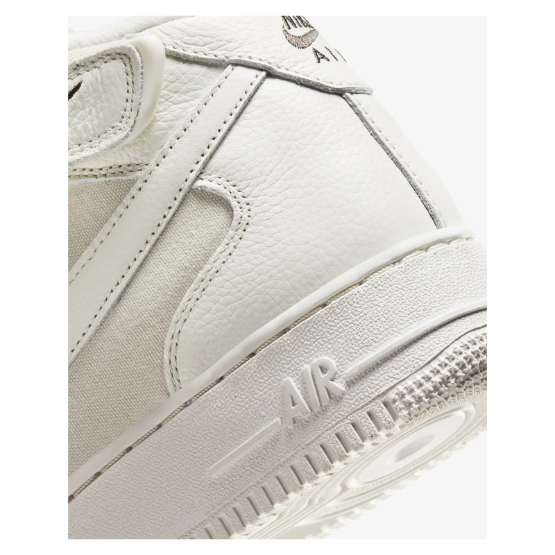 Nike รองเท้าผ้าใบผู้ชาย Air Force 1 Mid '07 LX NBHD | Light Orewood Brown/Sequoia/Phantom ( FB2036-101 ) - Image 8