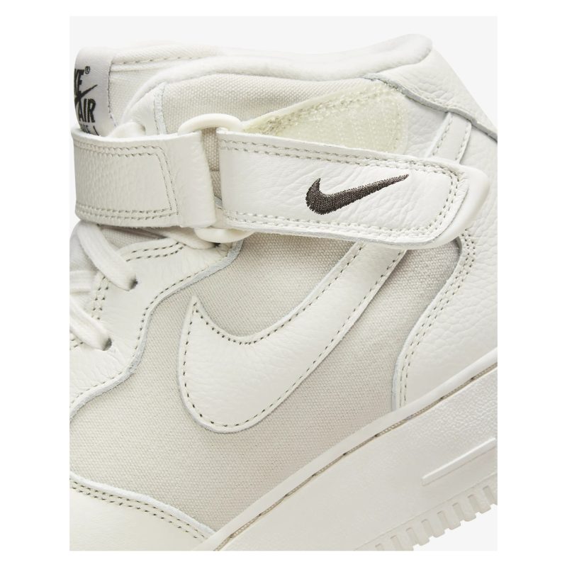 Nike รองเท้าผ้าใบผู้ชาย Air Force 1 Mid '07 LX NBHD | Light Orewood Brown/Sequoia/Phantom ( FB2036-101 ) - Image 9