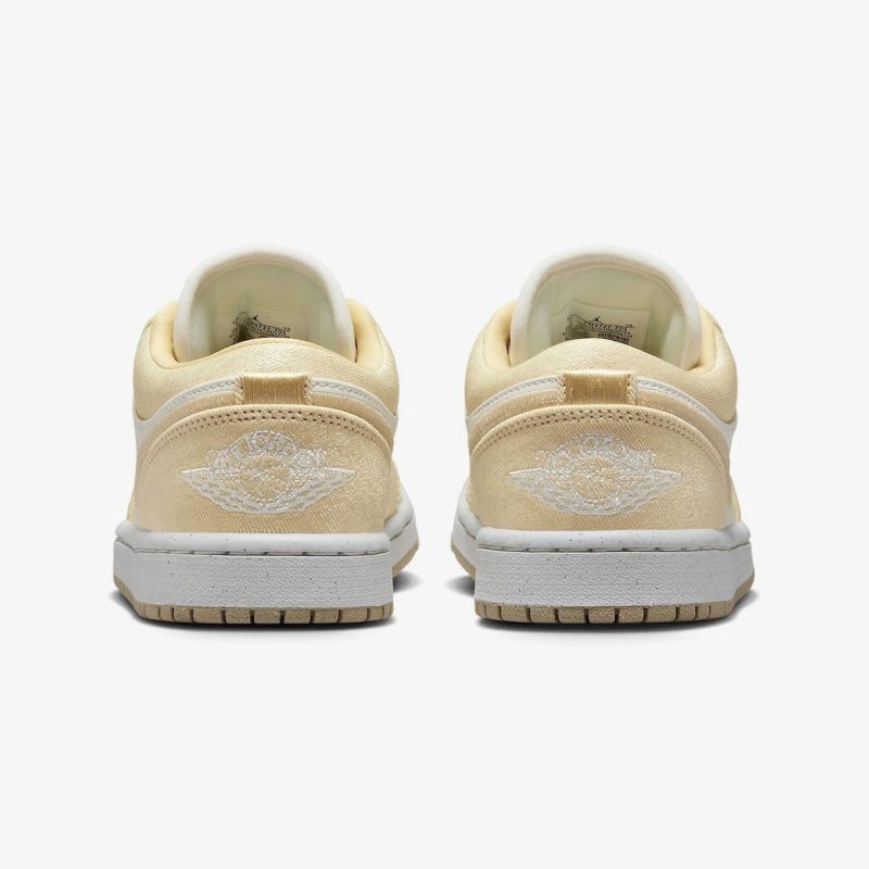 Nike รองเท้าผ้าใบผู้หญิง Air Jordan 1 Low SE | Team Gold/Sail ( FN3722-701 ) - Image 4