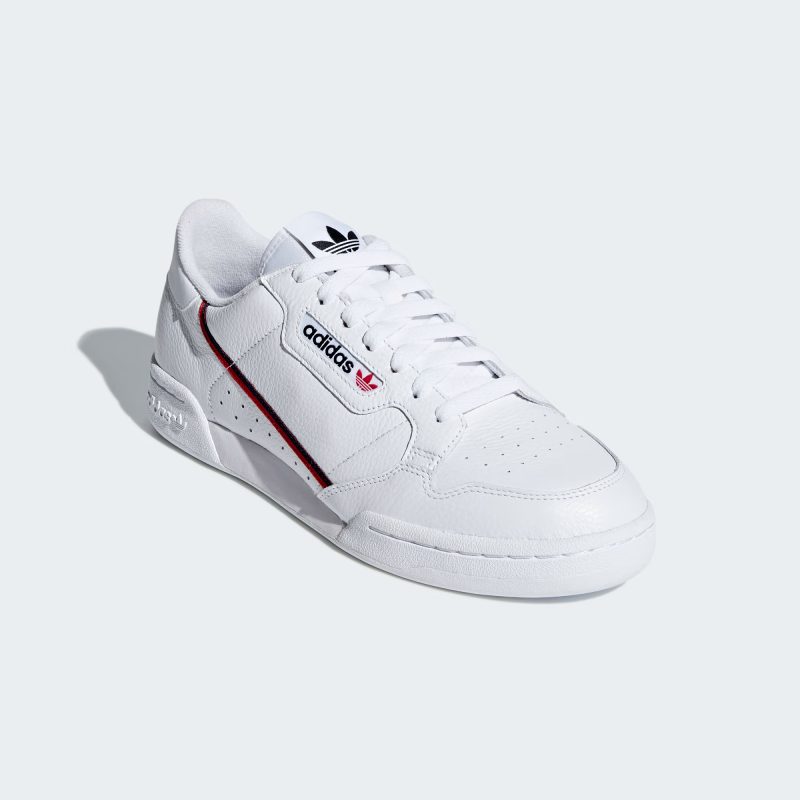 Adidas รองเท้าผ้าใบผู้ชาย Continental 80 | Cloud White/Scarlet/Collegiate Navy ( G27706 ) - Image 2