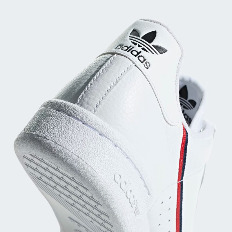 Adidas รองเท้าผ้าใบผู้ชาย Continental 80 | Cloud White/Scarlet/Collegiate Navy ( G27706 ) - Image 9