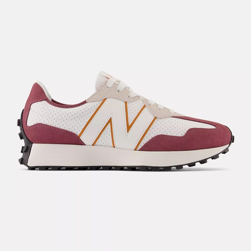 New Balance รองเท้าผ้าใบผู้ชาย 327 | Washed Burgundy/White ( MS327NG )