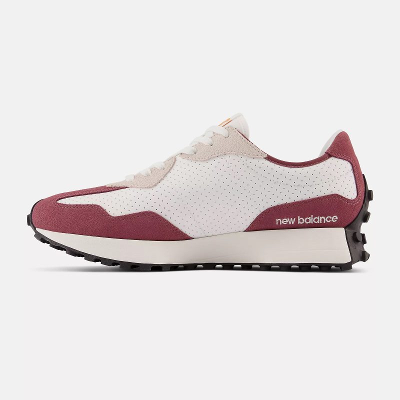 New Balance รองเท้าผ้าใบผู้ชาย 327 | Washed Burgundy/White ( MS327NG ) - Image 3