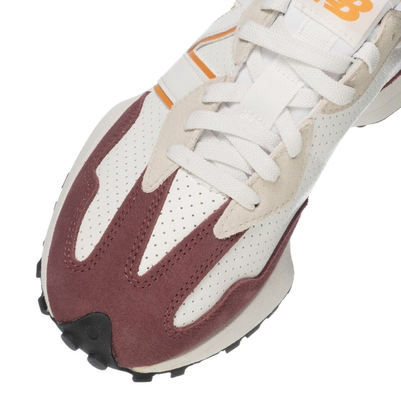 New Balance รองเท้าผ้าใบผู้ชาย 327 | Washed Burgundy/White ( MS327NG ) - Image 7