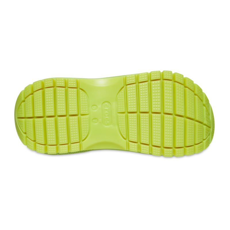 Crocs รองเท้าแตะ Classic Mega Crush Clog | Limeade ( 2207988-3UH ) - Image 2