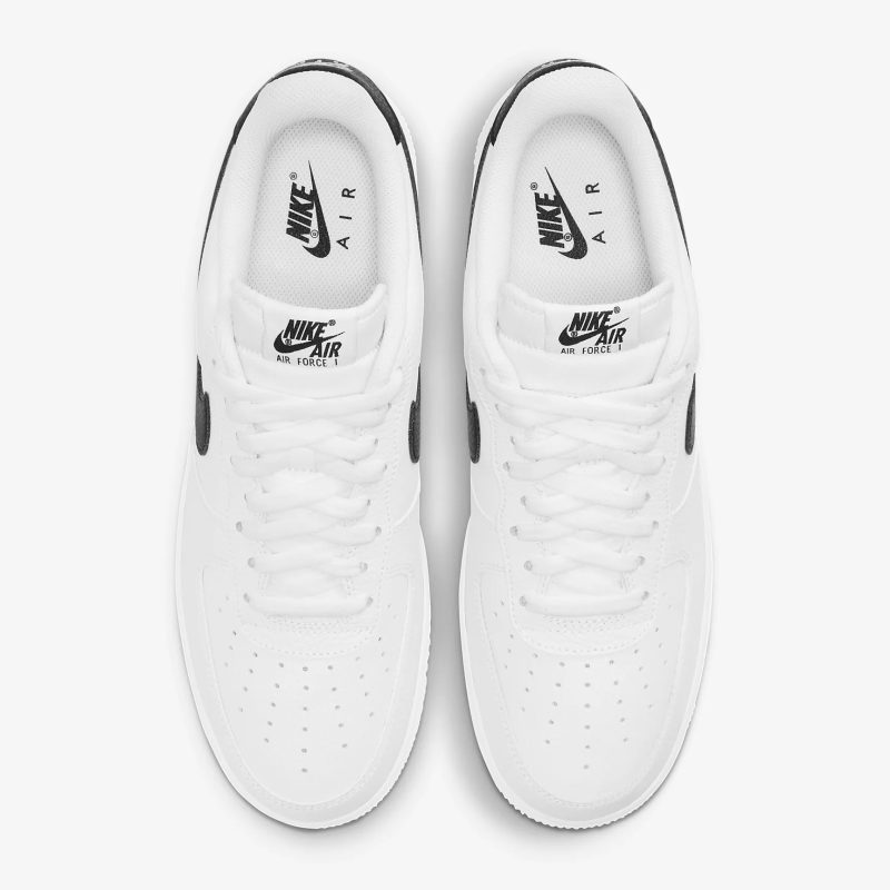 Nike รองเท้าผ้าใบผู้ชาย Air Force 1 '07 | White/Black ( CT2302-100 ) - Image 6