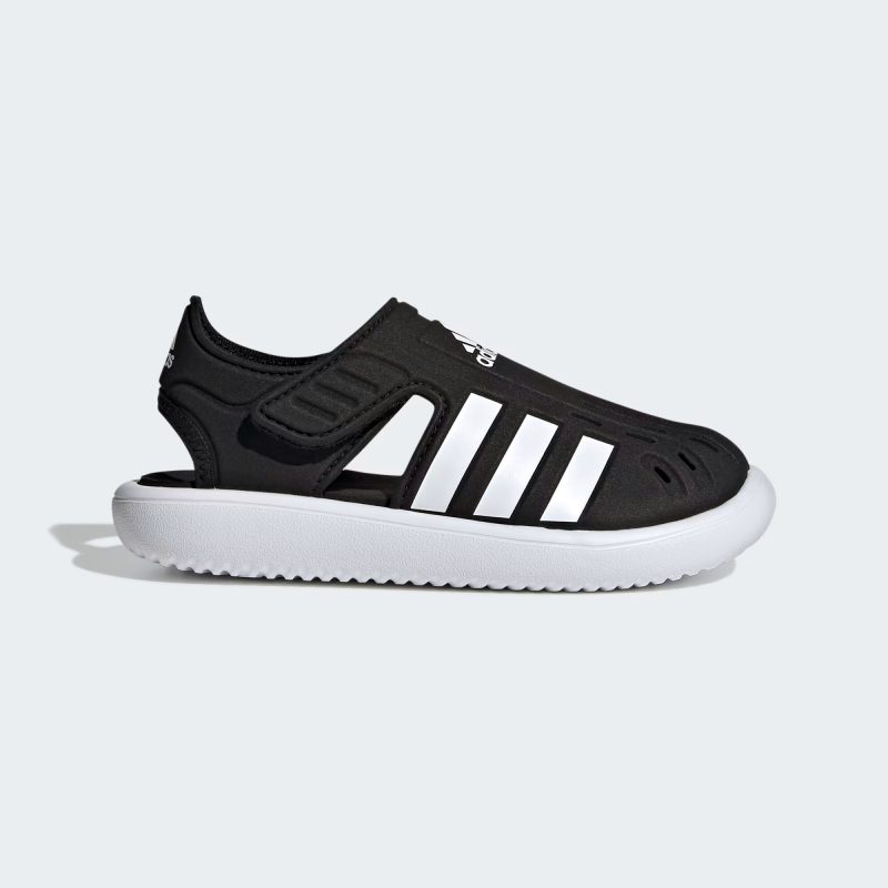 Adidas รองเท้าแตะเด็ก Water Sandals C | Core Black/Cloud White/Core Black ( GW0384 )