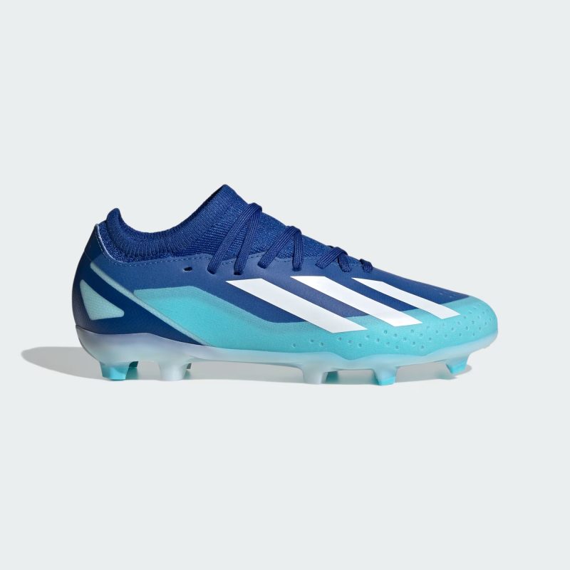 Adidas รองเท้าฟุตบอลเด็ก / สตั๊ด X Crazyfast.3 FG | Bright Royal/Cloud White/Solar Red ( ID9354 )