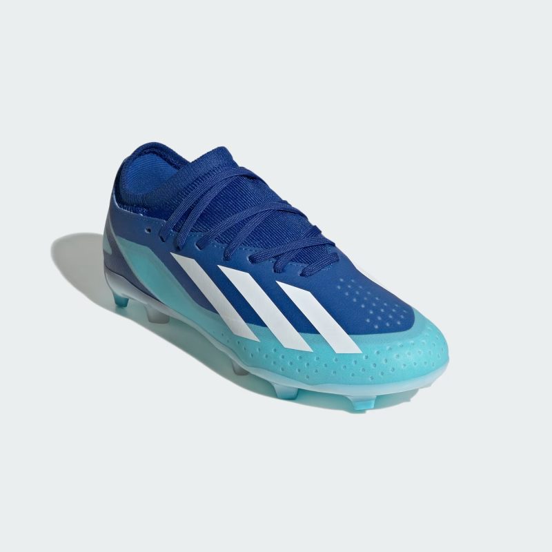 Adidas รองเท้าฟุตบอลเด็ก / สตั๊ด X Crazyfast.3 FG | Bright Royal/Cloud White/Solar Red ( ID9354 ) - Image 2