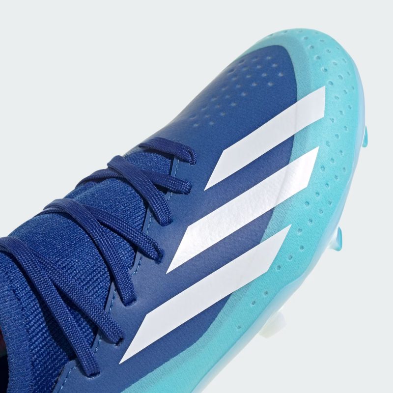 Adidas รองเท้าฟุตบอลเด็ก / สตั๊ด X Crazyfast.3 FG | Bright Royal/Cloud White/Solar Red ( ID9354 ) - Image 7