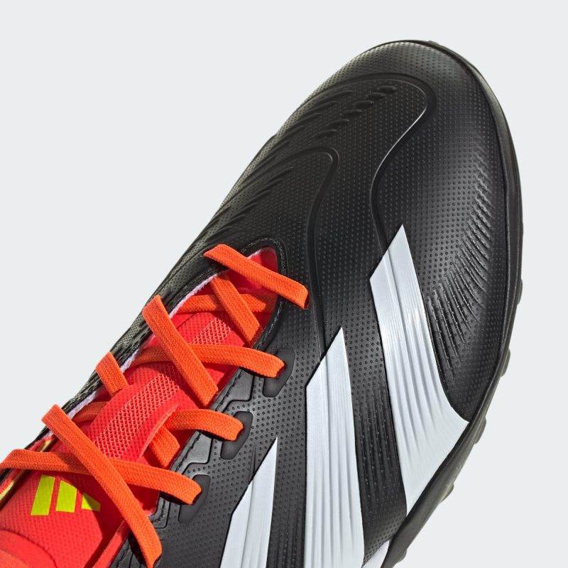 Adidas รองเท้าฟุตบอล / ร้อยปุ่ม Predator 24 League Low TF | Core Black/Cloud White/Solar Red ( IG7723 ) - Image 8