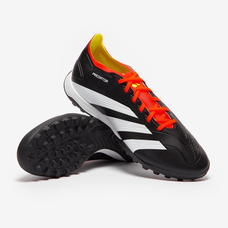 Adidas รองเท้าฟุตบอล / ร้อยปุ่ม Predator 24 League Low TF | Core Black/Cloud White/Solar Red ( IG7723 ) - Image 9