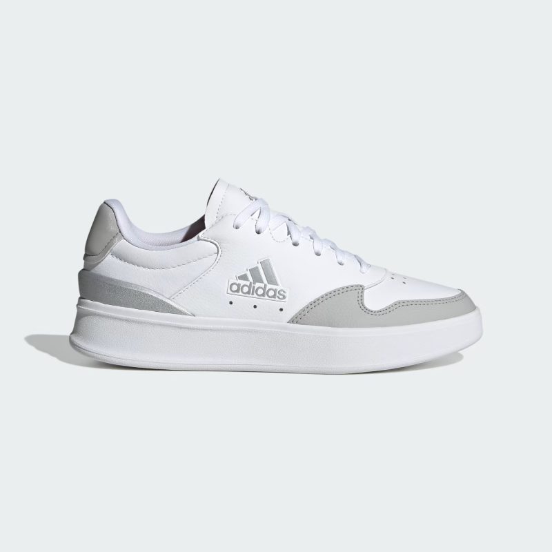 Adidas รองเท้าผ้าใบผู้หญิง Kantana | Cloud White/Grey Two/Silver Metallic ( IG9823 )