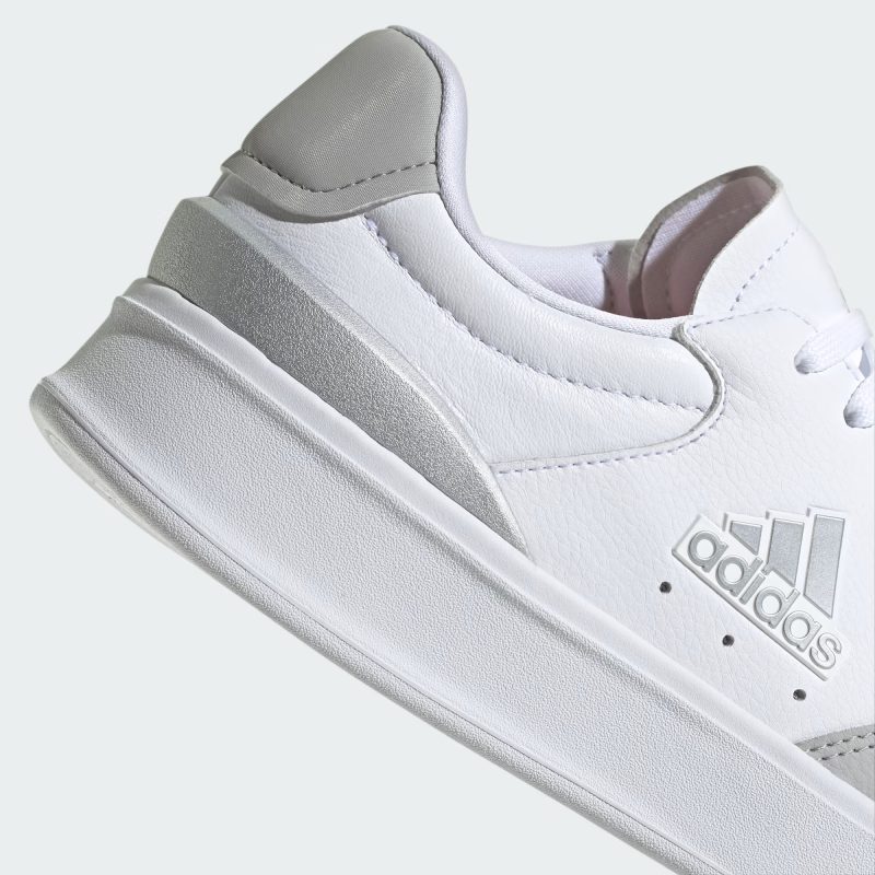 Adidas รองเท้าผ้าใบผู้หญิง Kantana | Cloud White/Grey Two/Silver Metallic ( IG9823 ) - Image 9