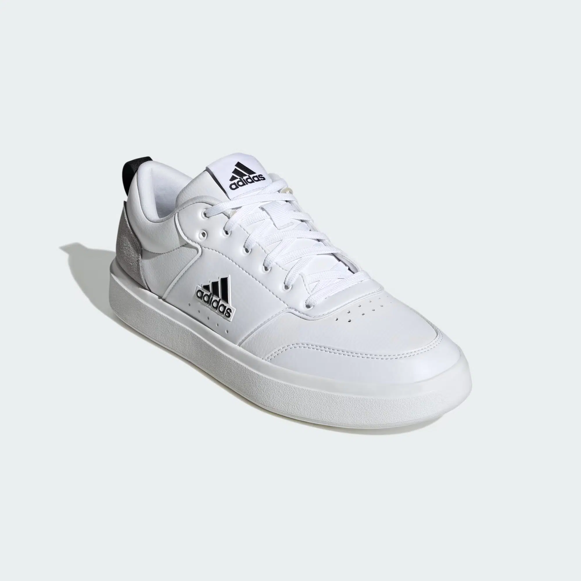 Adidas รองเท้าผ้าใบผู้ชาย Park ST | Cloud White/Cloud White/Core Black ( IG9849 ) - Image 2