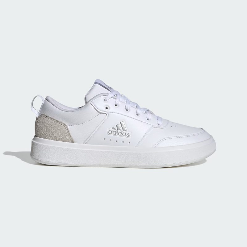 Adidas รองเท้าผ้าใบผู้หญิง Park ST | Cloud White/Cloud White/Silver Metallic ( IG9852 )