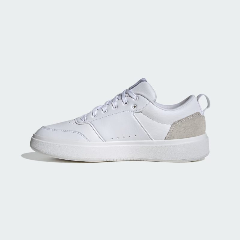 Adidas รองเท้าผ้าใบผู้หญิง Park ST | Cloud White/Cloud White/Silver Metallic ( IG9852 ) - Image 4