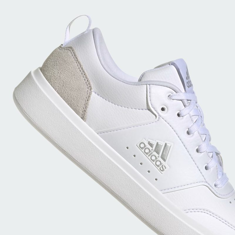 Adidas รองเท้าผ้าใบผู้หญิง Park ST | Cloud White/Cloud White/Silver Metallic ( IG9852 ) - Image 8