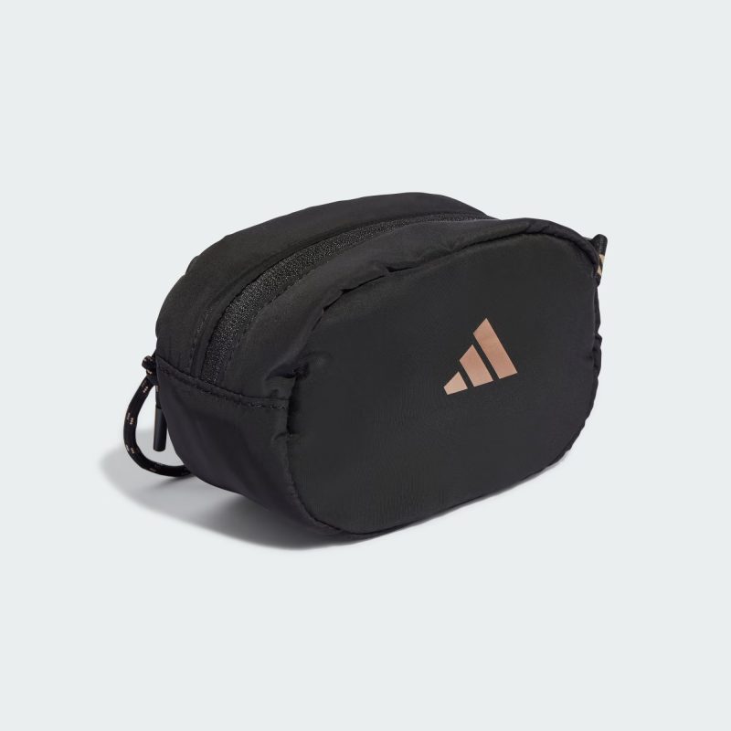 Adidas กระเป๋าคล้องมือ Sport Pouch Bag | Black/Copper Metallic/Black ( IJ7403 ) - Image 3