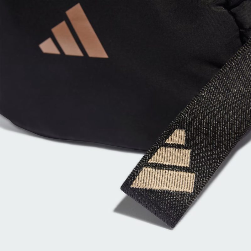 Adidas กระเป๋าคล้องมือ Sport Pouch Bag | Black/Copper Metallic/Black ( IJ7403 ) - Image 6