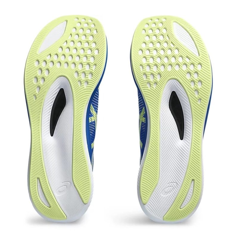 Asics รองเท้าวิ่งผู้ชาย Magic Speed 3 (2E) Wide | Illusion Blue/Glow Yellow ( 1011B704-400 ) - Image 7