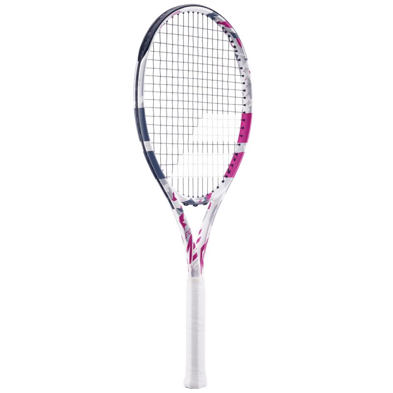 Babolat ไม้เทนนิส Evo Aero Lite Pink Tennis Racket G2 | White/Pink/Grey ( 101508 ) - Image 10