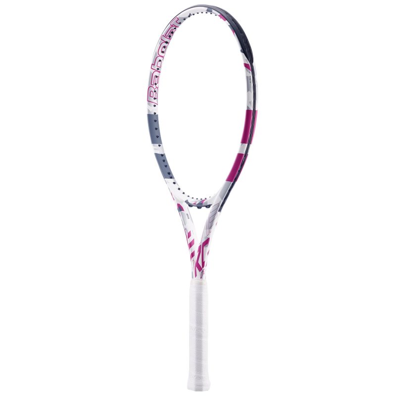 Babolat ไม้เทนนิส Evo Aero Lite Pink Tennis Racket G2 | White/Pink/Grey ( 101508 ) - Image 11