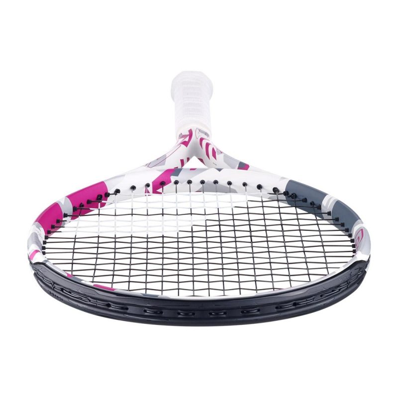 Babolat ไม้เทนนิส Evo Aero Lite Pink Tennis Racket G2 | White/Pink/Grey ( 101508 ) - Image 14