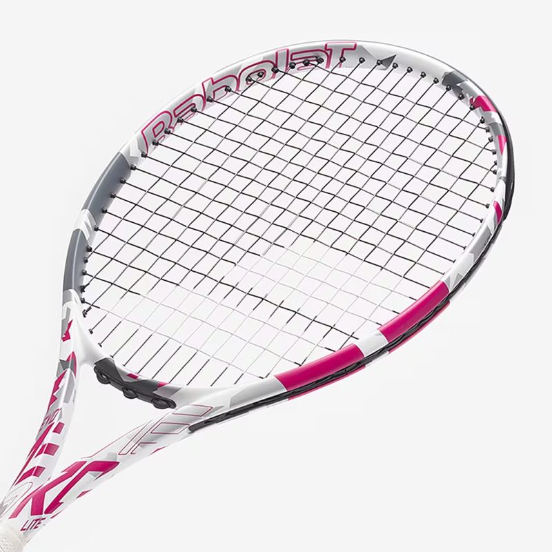 Babolat ไม้เทนนิส Evo Aero Lite Pink Tennis Racket G2 | White/Pink/Grey ( 101508 ) - Image 16