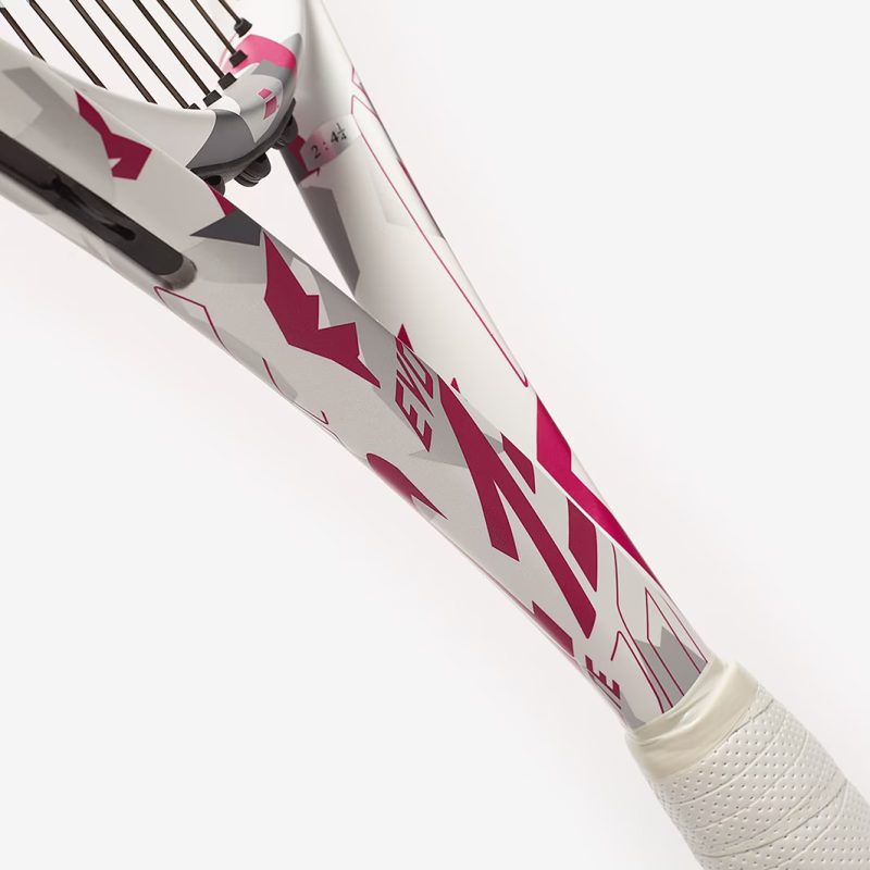 Babolat ไม้เทนนิส Evo Aero Lite Pink Tennis Racket G2 | White/Pink/Grey ( 101508 ) - Image 20
