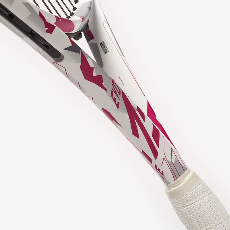 Babolat ไม้เทนนิส Evo Aero Lite Pink Tennis Racket G2 | White/Pink/Grey ( 101508 ) - Image 21