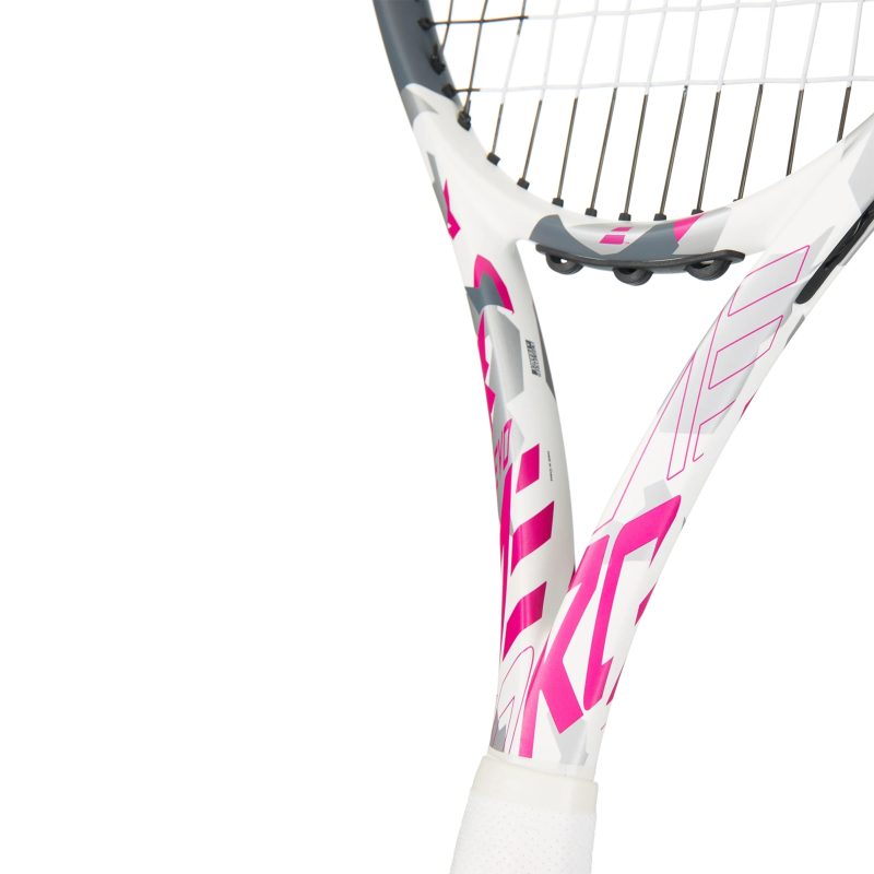 Babolat ไม้เทนนิส Evo Aero Lite Pink Tennis Racket G2 | White/Pink/Grey ( 101508 ) - Image 3