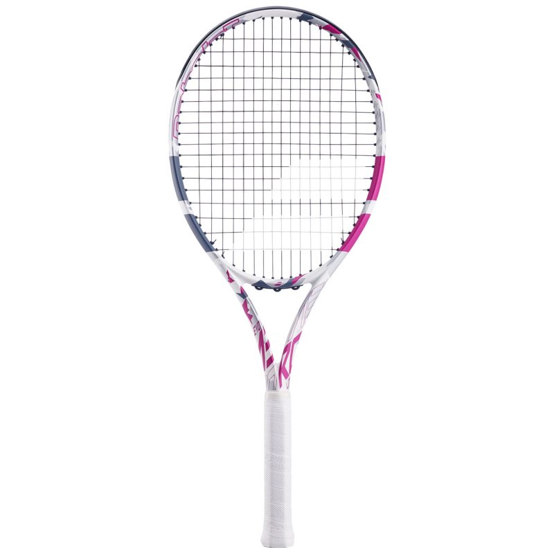 Babolat ไม้เทนนิส Evo Aero Lite Pink Tennis Racket G2 | White/Pink/Grey ( 101508 ) - Image 9