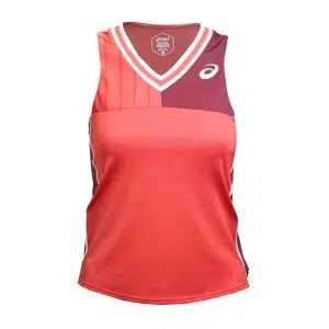 Asics เสื้อเทนนิสผู้หญิง Women's Match Tank | Red Snapper ( 2042A277-602 )