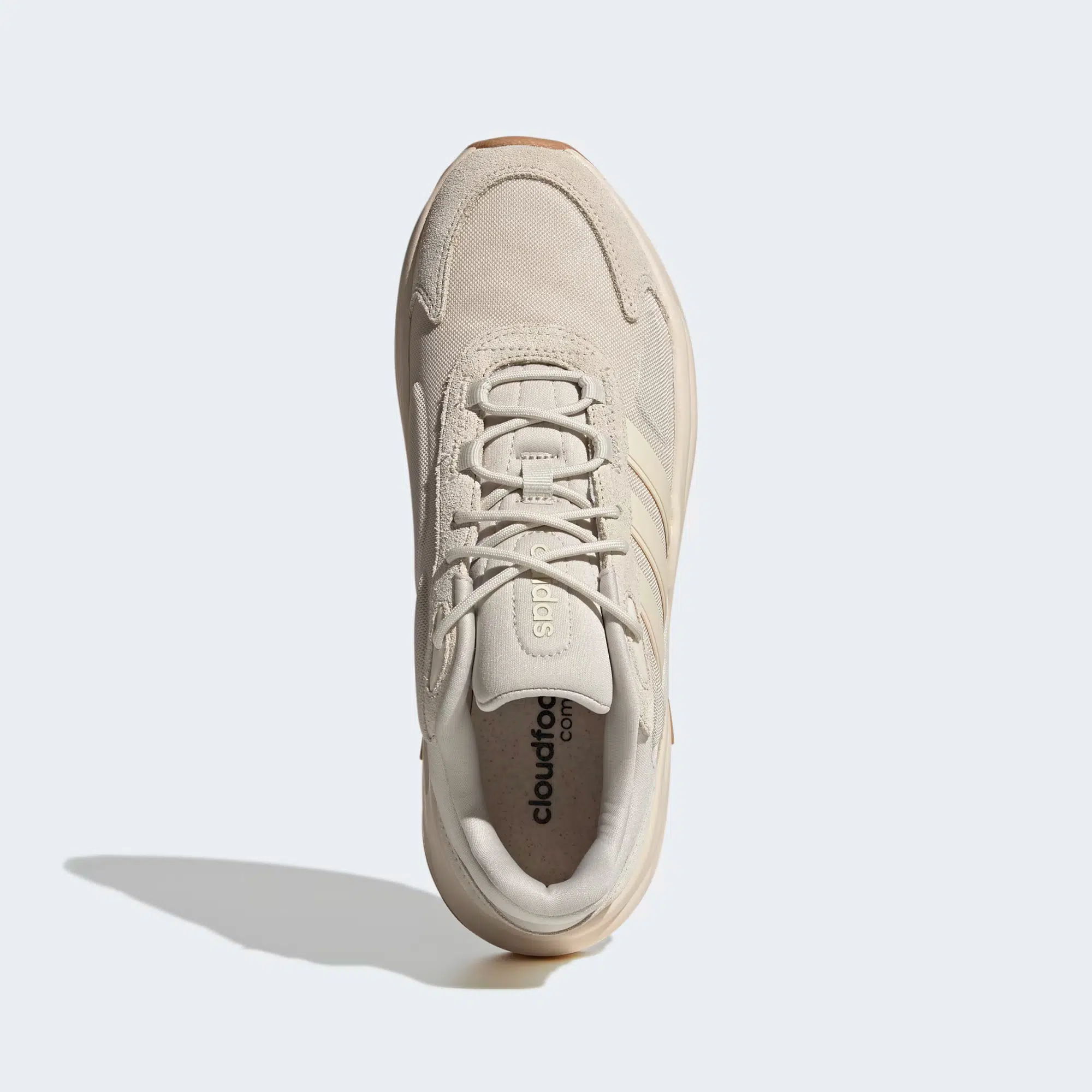 Adidas รองเท้าผ้าใบผู้ชาย Ozelle | Aluminium/Wonder White/Gum ( GX6762 ) - Image 5
