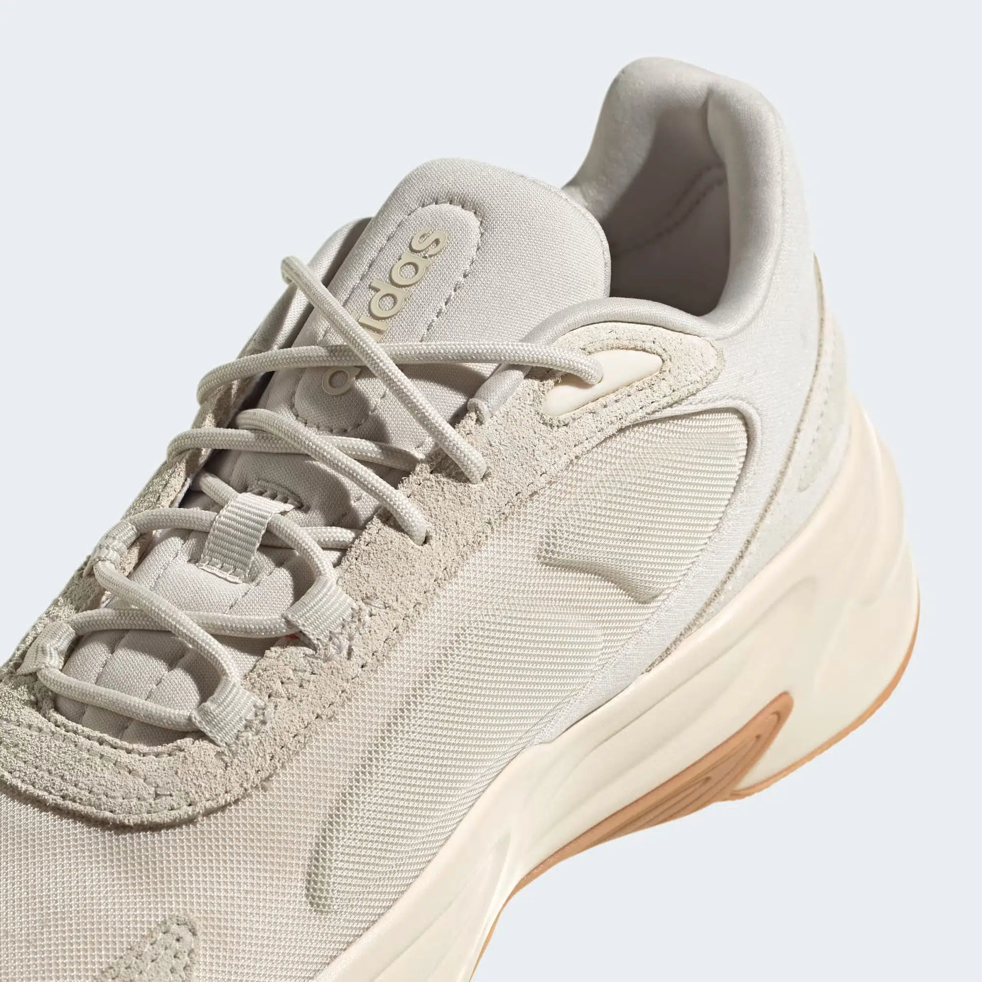 Adidas รองเท้าผ้าใบผู้ชาย Ozelle | Aluminium/Wonder White/Gum ( GX6762 ) - Image 8