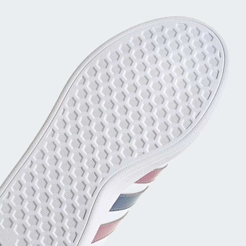 Adidas รองเท้าผ้าใบผู้หญิง Grand Court Base 2.0 | Cloud White/Crew Blue S21/Wonder Orchid F23 ( ID1864 ) - Image 7