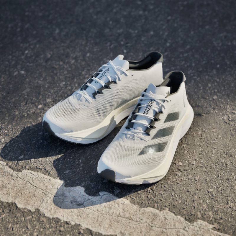 Adidas รองเท้าวิ่งผู้ชาย Adizero Boston 12 | Cloud White/Core Black/Night Metallic ( ID4236 ) - Image 15