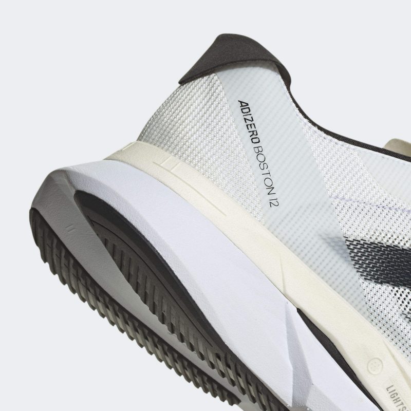 Adidas รองเท้าวิ่งผู้ชาย Adizero Boston 12 | Cloud White/Core Black/Night Metallic ( ID4236 ) - Image 8