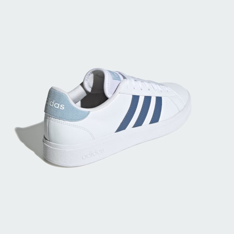 Adidas รองเท้าผ้าใบผู้ชาย Grand Court Base 2.0 | Cloud White/Crew Blue/Wonder Blue F23 ( ID4454 ) - Image 3