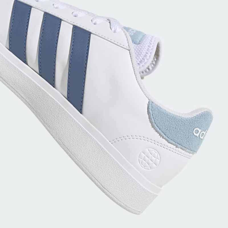 Adidas รองเท้าผ้าใบผู้ชาย Grand Court Base 2.0 | Cloud White/Crew Blue/Wonder Blue F23 ( ID4454 ) - Image 8