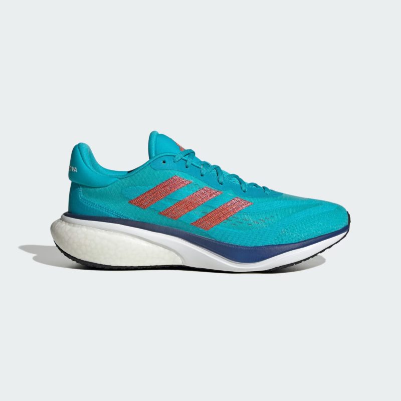 Adidas รองเท้าวิ่งผู้ชาย Supernova 3 | Lucid Cyan/Bright Red/Violet Fusion ( IE4369 )