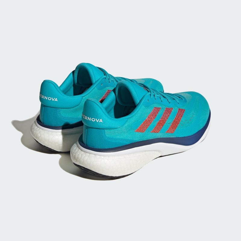 Adidas รองเท้าวิ่งผู้ชาย Supernova 3 | Lucid Cyan/Bright Red/Violet Fusion ( IE4369 ) - Image 3