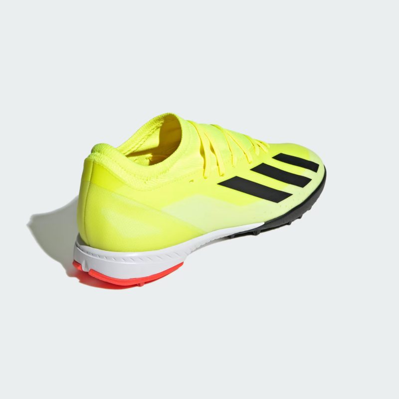 Adidas รองเท้าฟุตบอล / ร้อยปุ่ม X Crazyfast League TF | Team Solar Yellow 2/Core Black/Cloud White ( IF0698 ) - Image 3